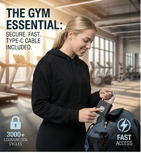 Jym-Lete Biometric Padlock