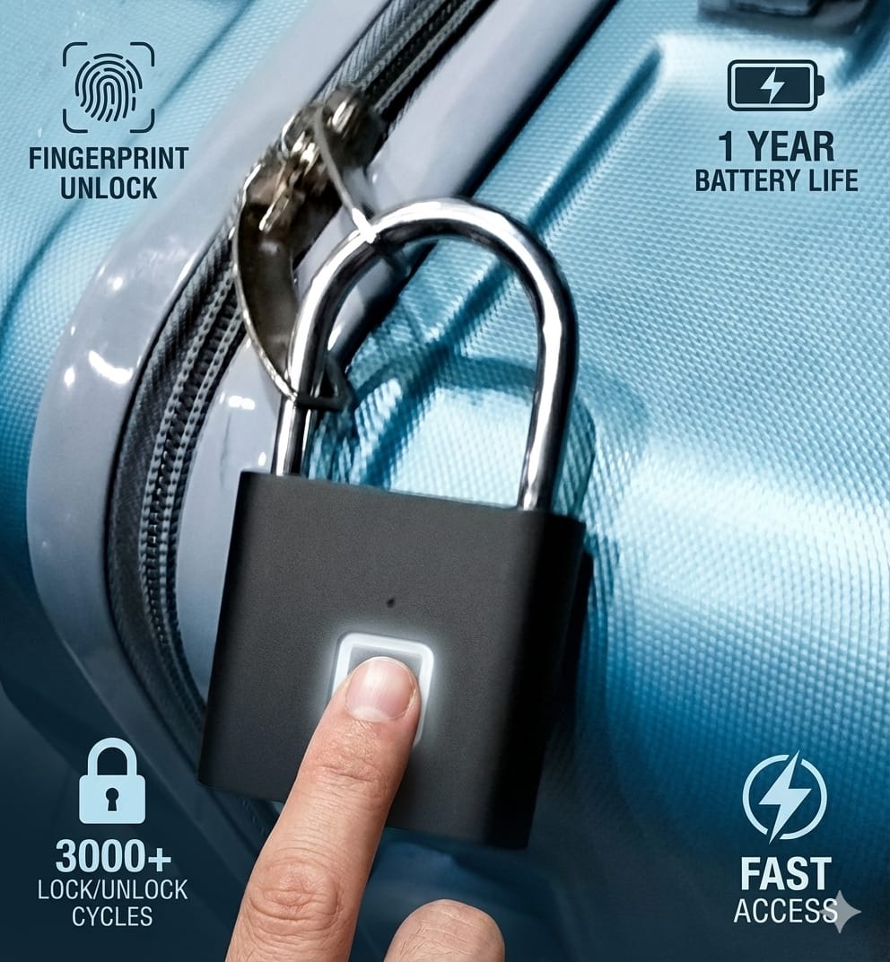 Jym-Lete Biometric Padlock